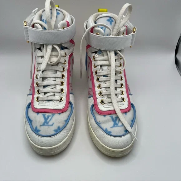 Louis Vuitton Boombox Pastels Monogram Nylon Sneakers